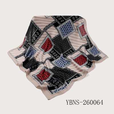Vintage Geometric Print Scarf