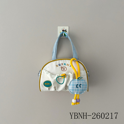 Fresh Pastel Color Block Mini Tote Bag