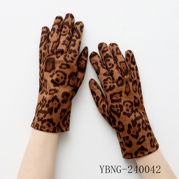 Leopard Print Gloves