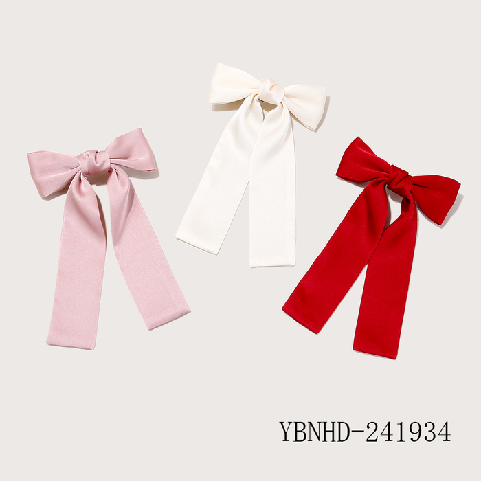 Three One-card Bow Bobby Pins