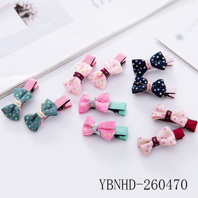 Bow Hair Clips Set