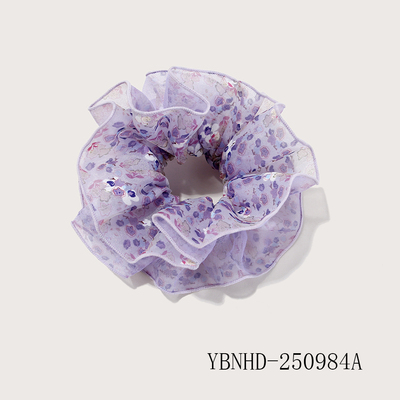 Double-layer Ruffled Hair Tie